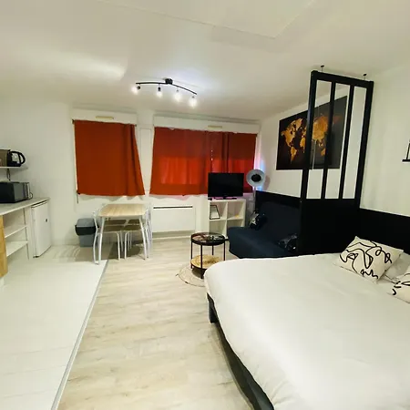 公寓 Quai 86 - Studio, Clim Mobile, Parking, Proche Gare & Centre